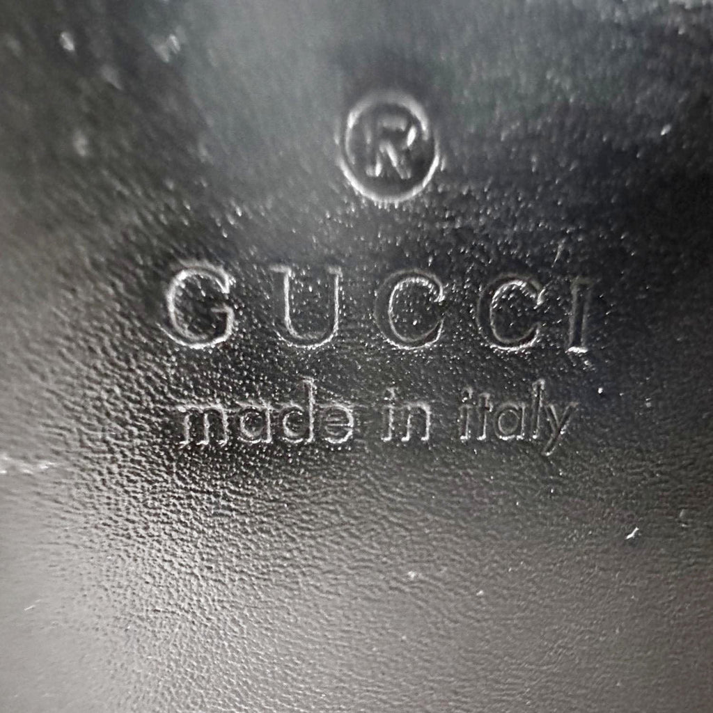 GUCCI Bamboo 3Way Calfskin Leather Shoulder Bag Black 702106
