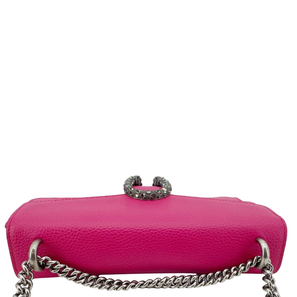 GUCCI Dionysus Small Calfskin Leather Crossbody Bag Pink 400249