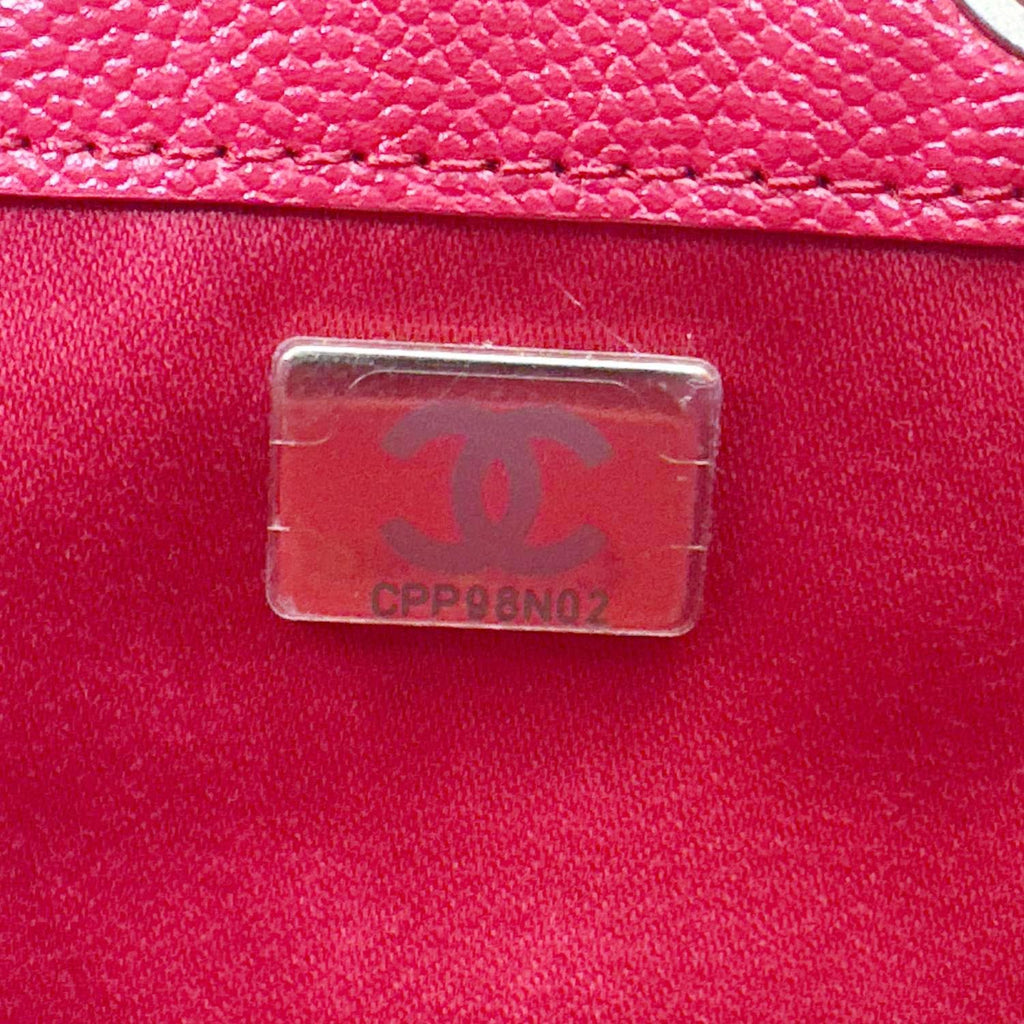 CHANEL 25 Mini Quilted Caviar Leather Hobo Bag Red