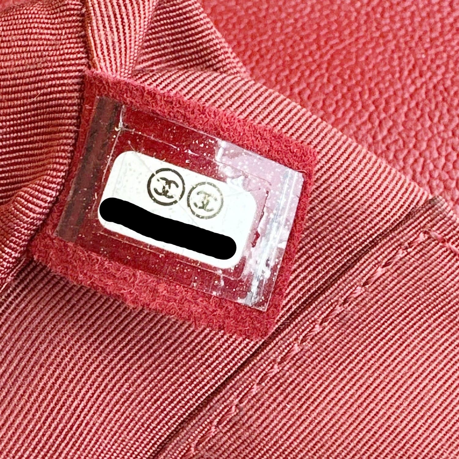 CHANEL Boy Flap New Medium Quilted Caviar Leather Chain Shoulder Bag Red