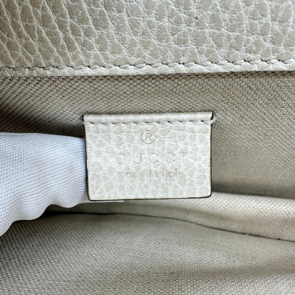 GUCCI Dionysus Small Calf Leather Shoulder Bag Beige 499623