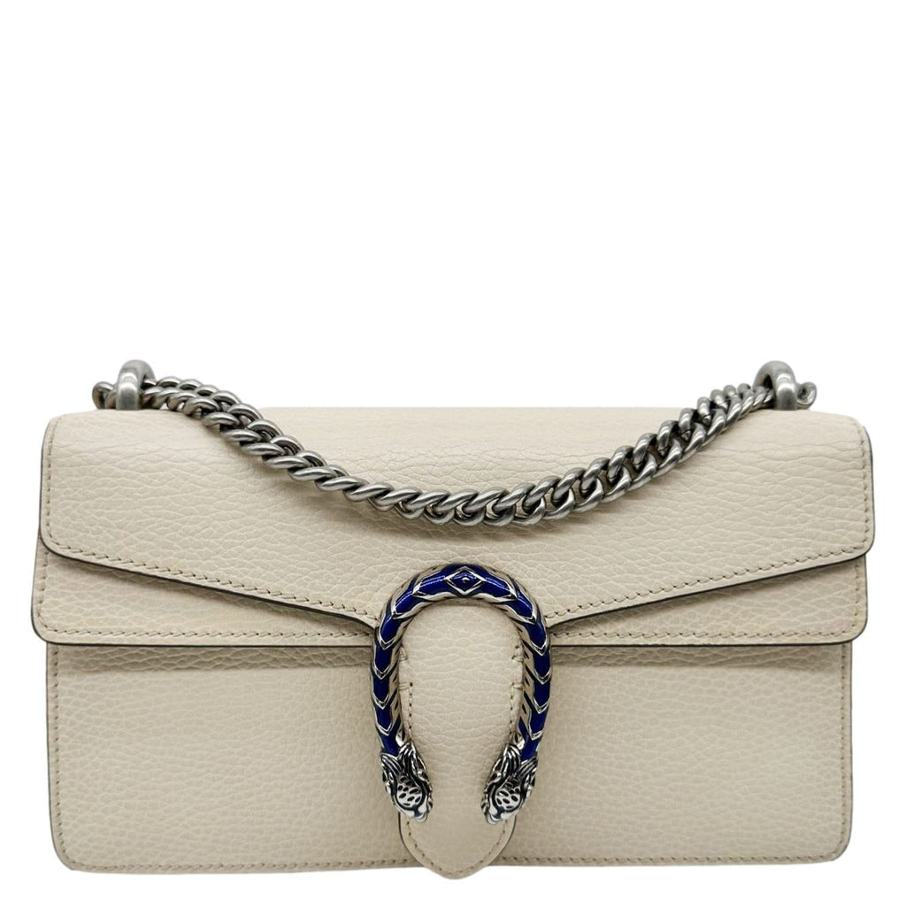 GUCCI Dionysus Small Calf Leather Shoulder Bag Beige 499623
