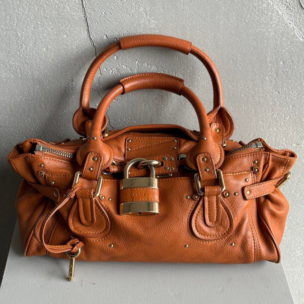 🔥 Authentic Iconic CHLOE Paddington Bag in Tan leather Pre-owned 🔥