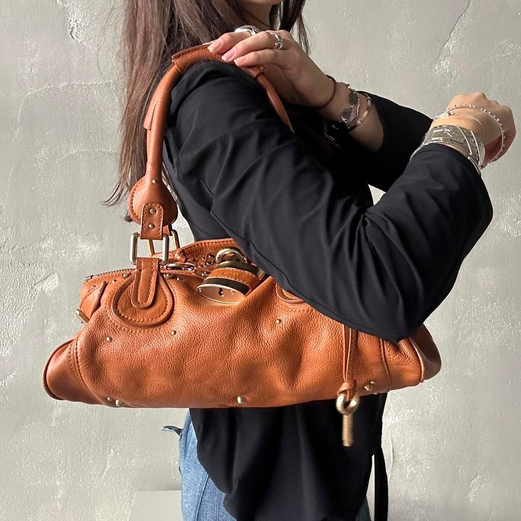 🔥 Authentic Iconic CHLOE Paddington Bag in Tan leather Pre-owned 🔥