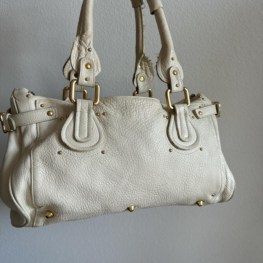 🔥 Authentic Chloe paddington in white/cream color Pre-owned 🔥