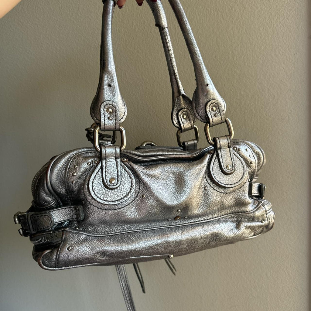 🔥 Authentic silver Chloe paddington bag Pre-owned 🔥