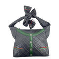CHANEL Girl Quilted Lambskin Leather Crossbody Bag Grey
