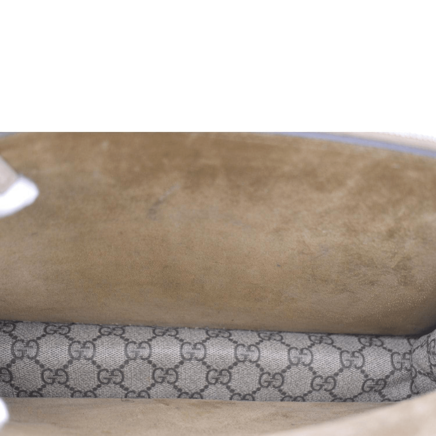 GUCCI Dionysus Medium GG Supreme Monogram Shoulder Bag Beige 403348