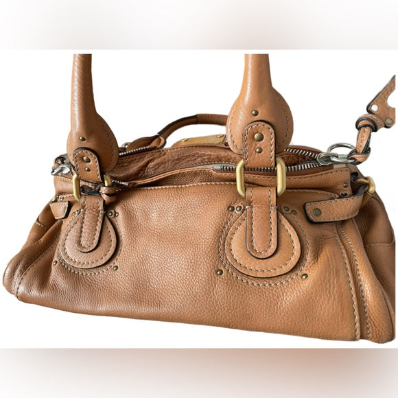 👜Authentic Chloé Paddington – Small Designer Handbag 🗝️✨