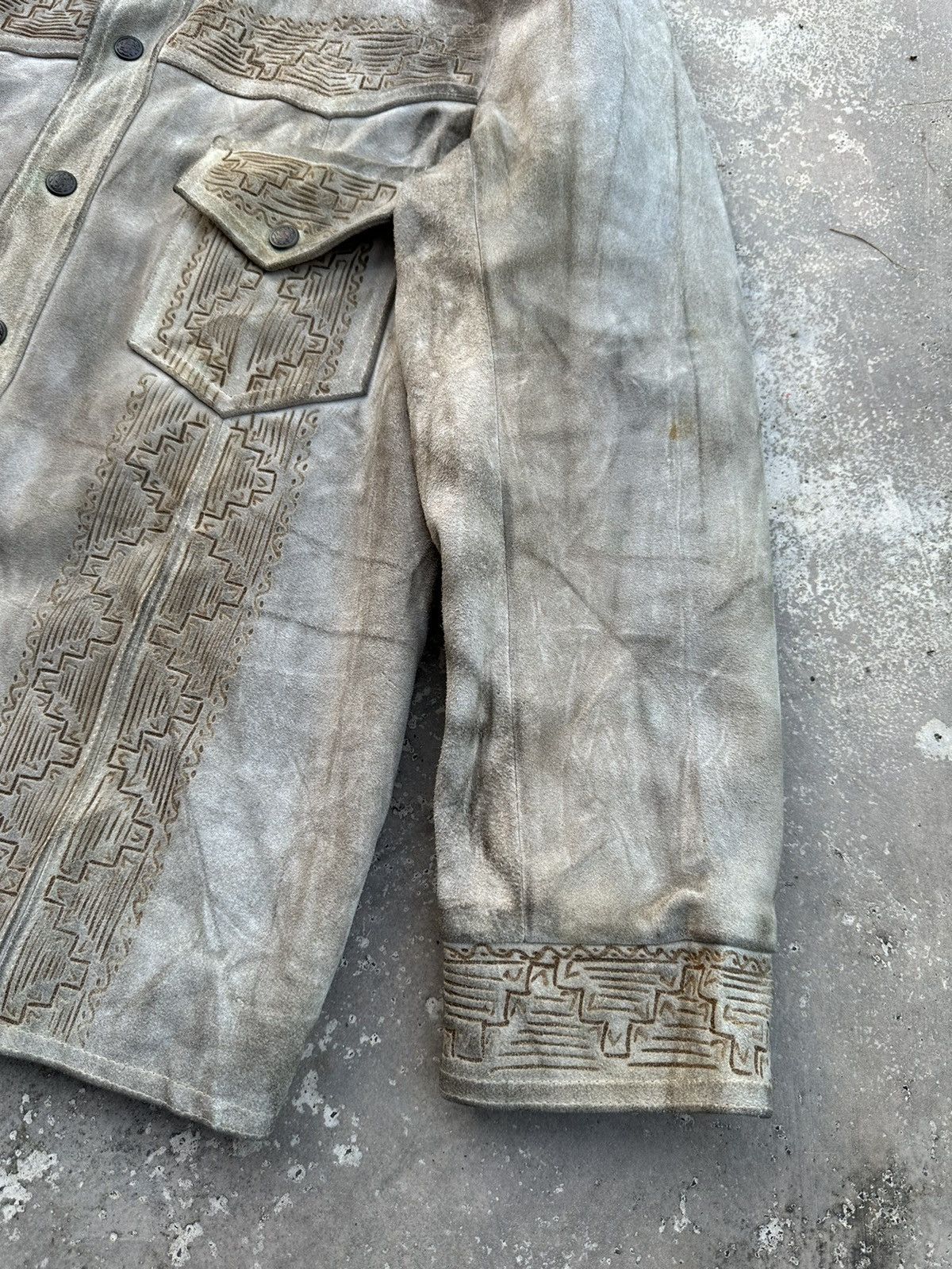 70’s Vintage Suede Leather American Heritage Native Jacket