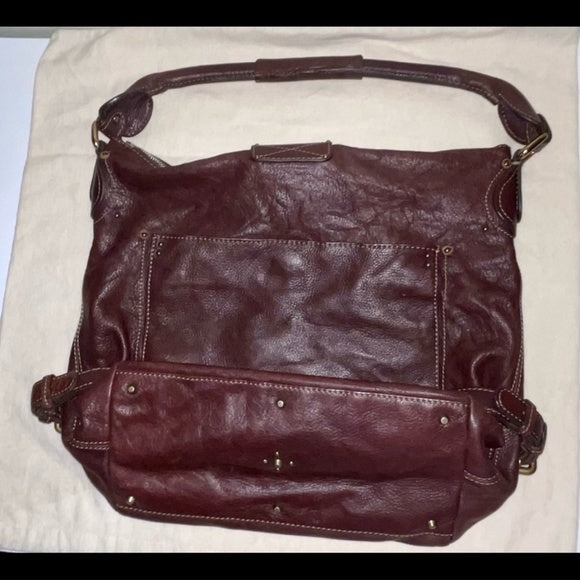 💯 Authentic Chloé Reddish Brown Genuine Leather Paddington Handbag – Like New 👜✨