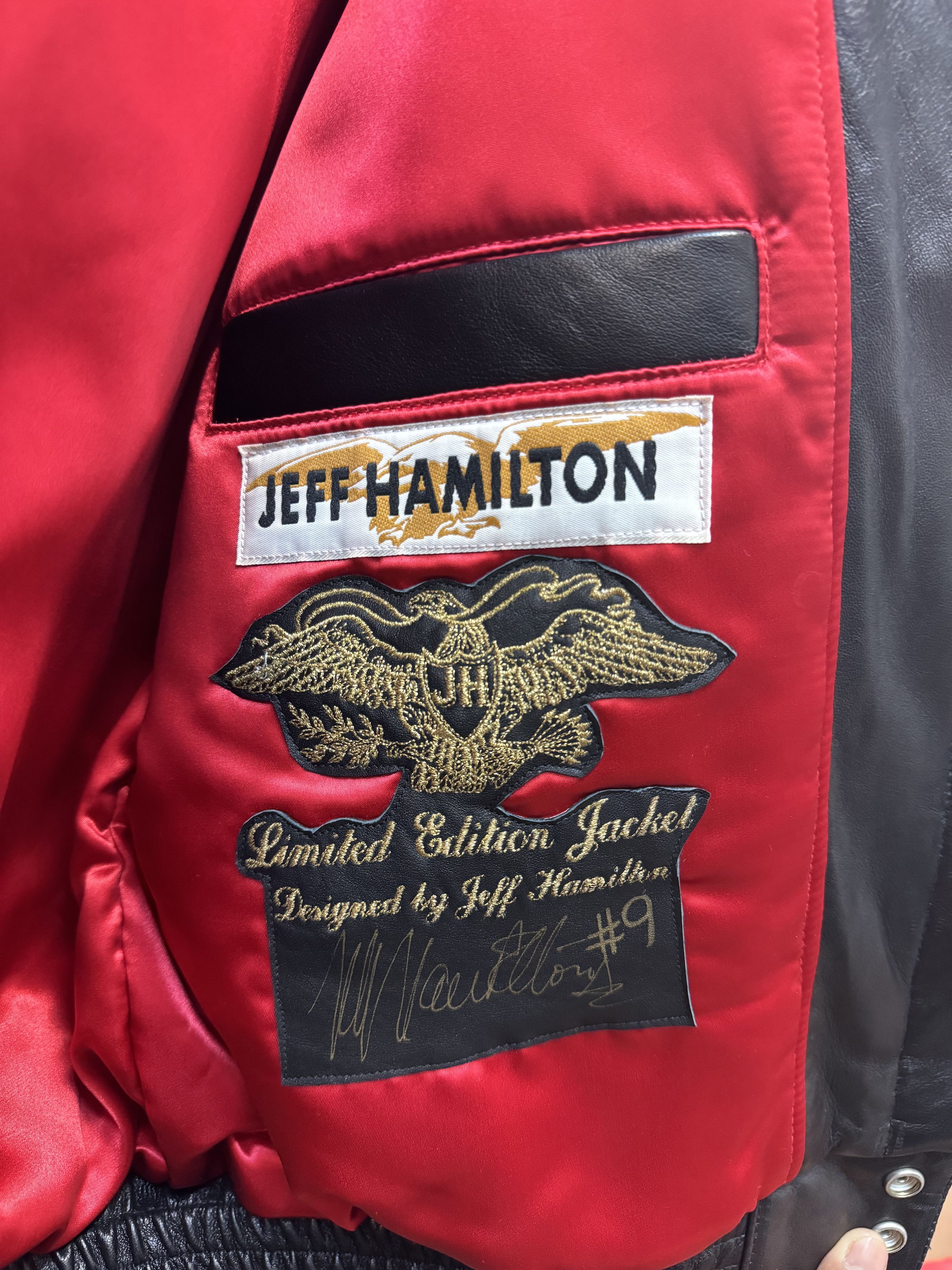 Jeff Hamilton *1996 GTOAT CHICAGO BULLS* Leather Jacket