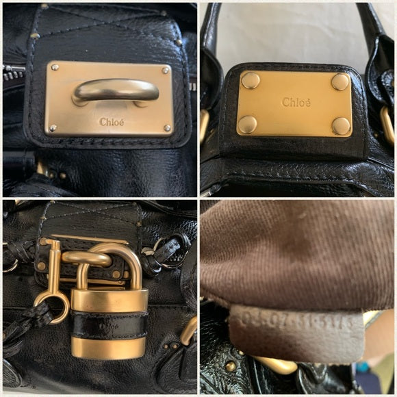 👜 CHLOÉ Leather Paddington Bag – Iconic Designer Classic 🗝️✨