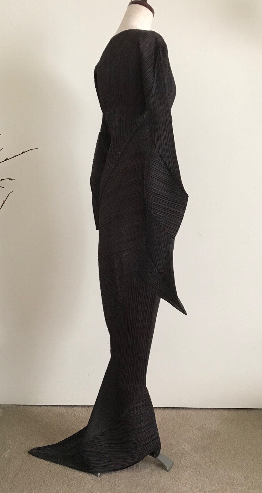 Pleats Please by ISSEY MIYAKE CAI GUO QIANG Gorgeous Dress Very Rare!