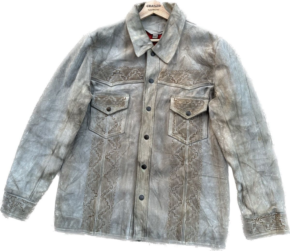 70’s Vintage Suede Leather American Heritage Native Jacket