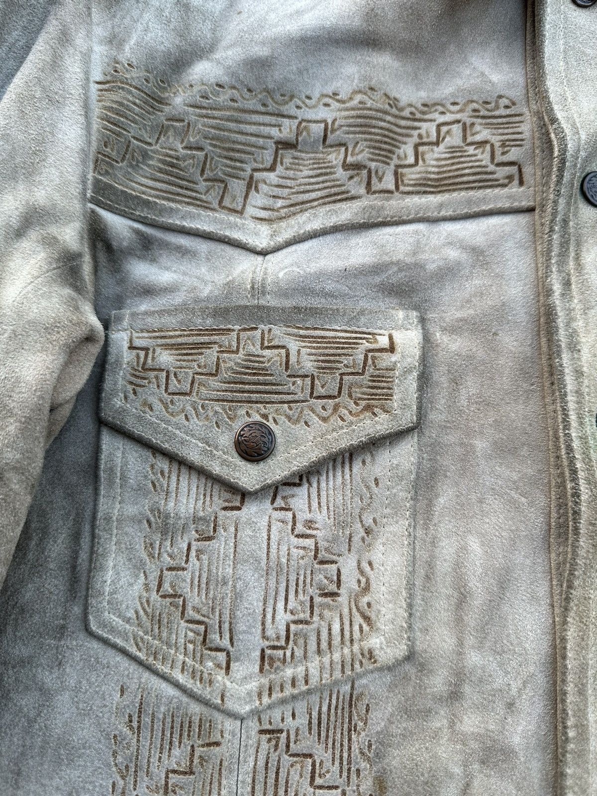 70’s Vintage Suede Leather American Heritage Native Jacket