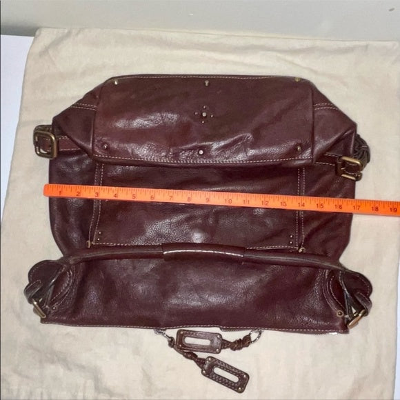 💯 Authentic Chloé Reddish Brown Genuine Leather Paddington Handbag – Like New 👜✨