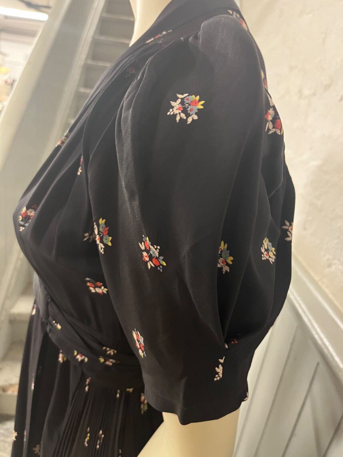 70's Maxi Couture Wrap "Bridget" Dress by Ossie Clark x Celia Birtwell