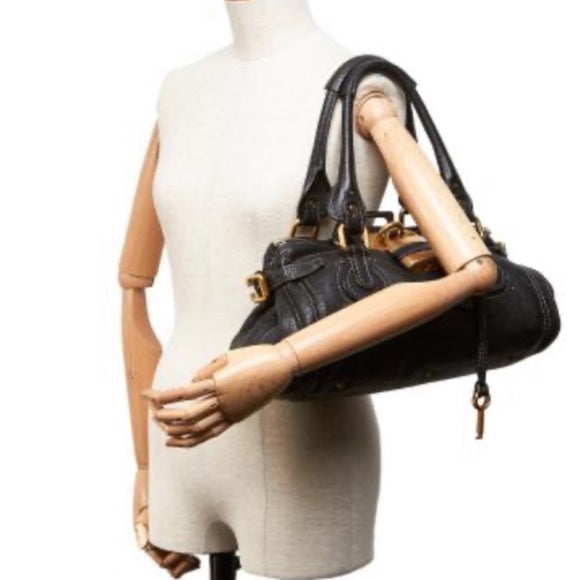 👜 CHLOÉ Leather Paddington Bag – Iconic Designer Classic 🗝️✨