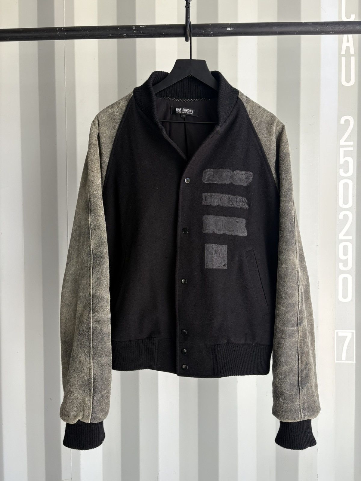 Raf Simons AW2002-2003 “Virginia Creeper” Varsity Jacket