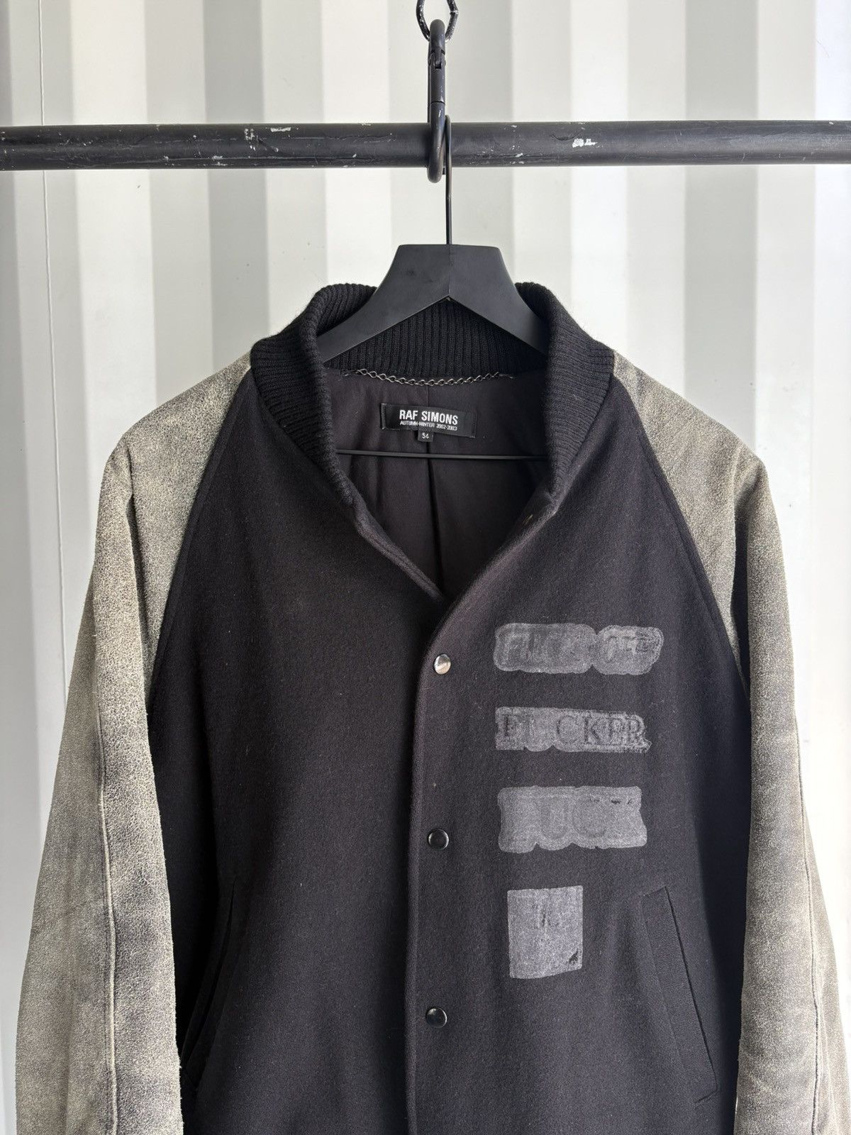 Raf Simons AW2002-2003 “Virginia Creeper” Varsity Jacket